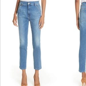 NEW Frame Le Slender Straight Leg Jeans, hemmed